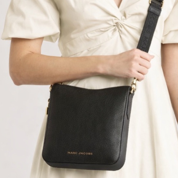 Marc Jacobs Black Crossbody Bag Black Gold Hardware NWT $295